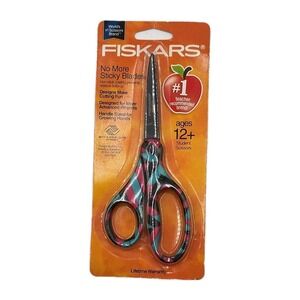Vintage 2014‎ Fiskars No More Sticky Blades Scissors Student New Old Stock